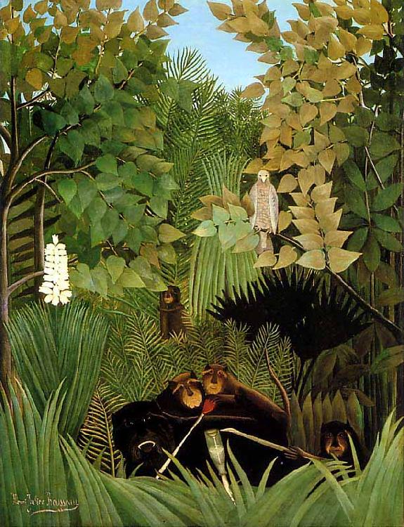 Henri Rousseau The Merry Jesters oil painting image